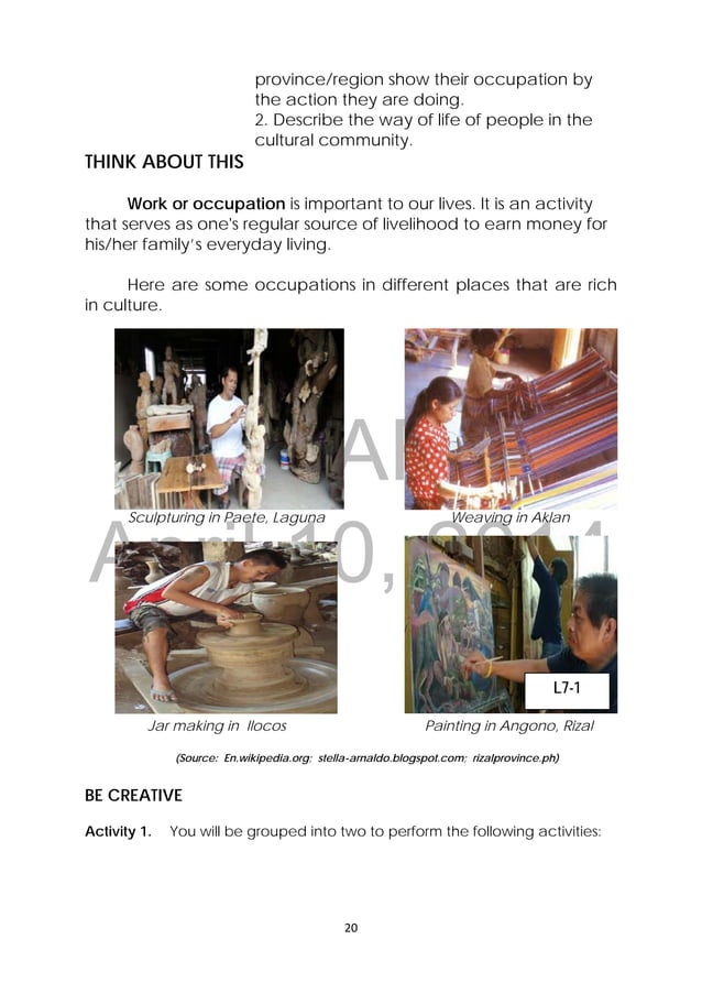 K TO 12 GRADE 3 LEARNING MATERIAL IN ARTS