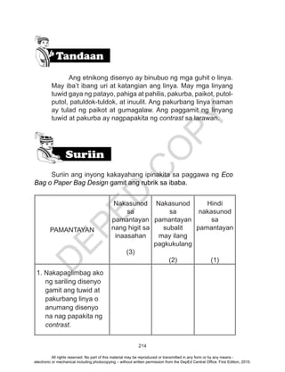K TO 12 GRADE 4 LEARNER’S MATERIAL IN ARTS (Q1-Q4) | PDF