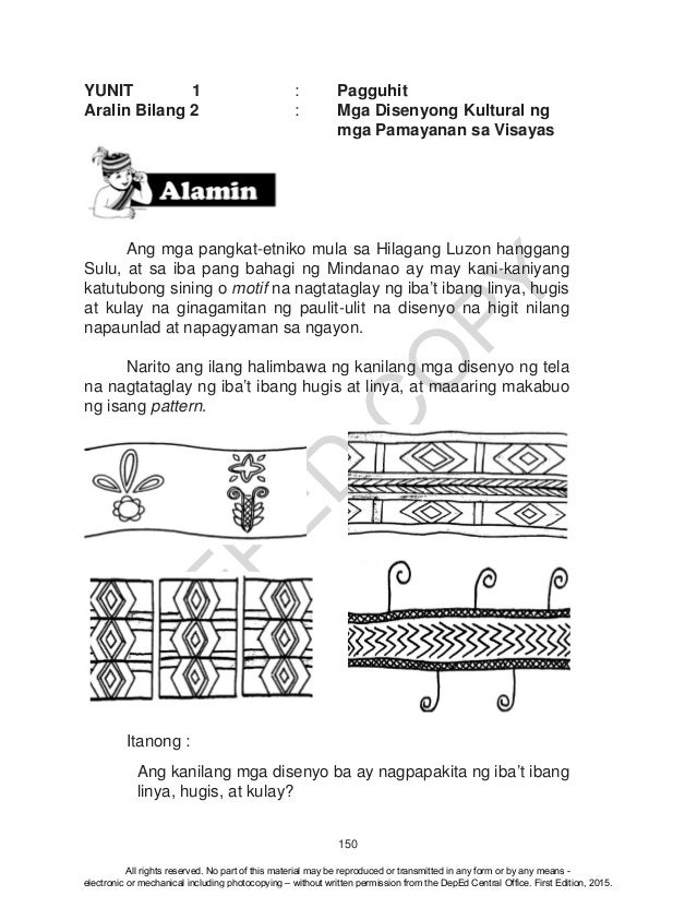 K TO 12 GRADE 4 LEARNER’S MATERIAL IN ARTS (Q1-Q4)