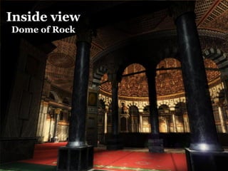 Inside viewDome of Rock  