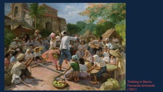 Tinikling in Barrio,
Fernando Amorsolo
(1951)
 