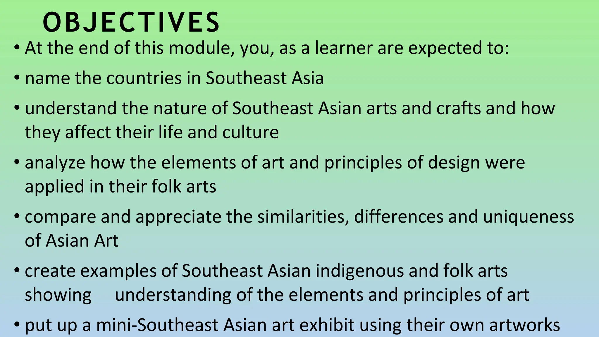 arts-southeast-asia-lesson1-g8-q1.pptx | Women\'s Intimates and ...