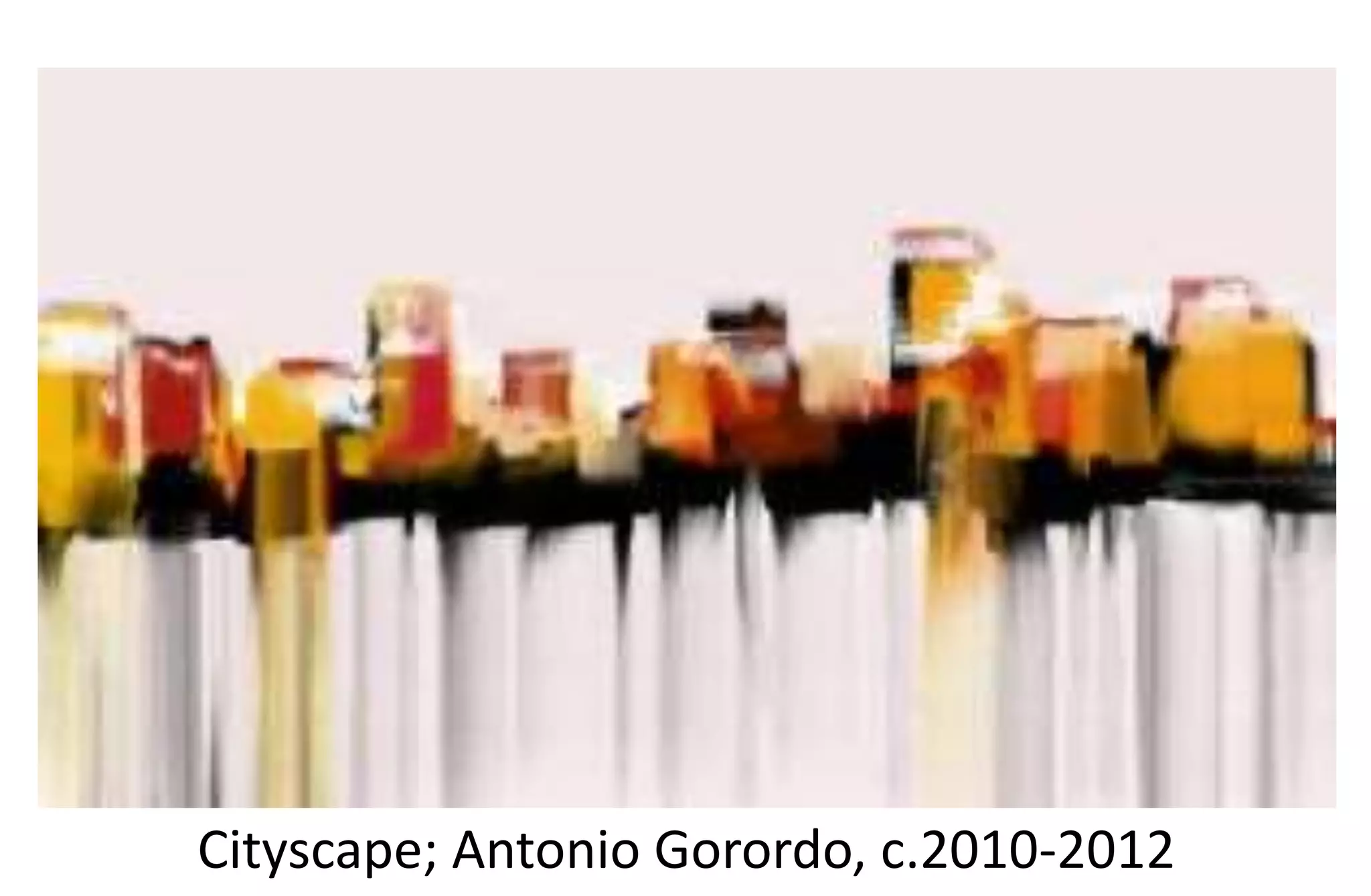 Cityscape; Antonio Gorordo, c.2010-2012
 