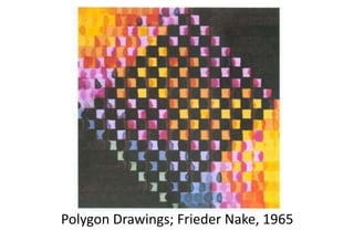 Polygon Drawings; Frieder Nake, 1965
 
