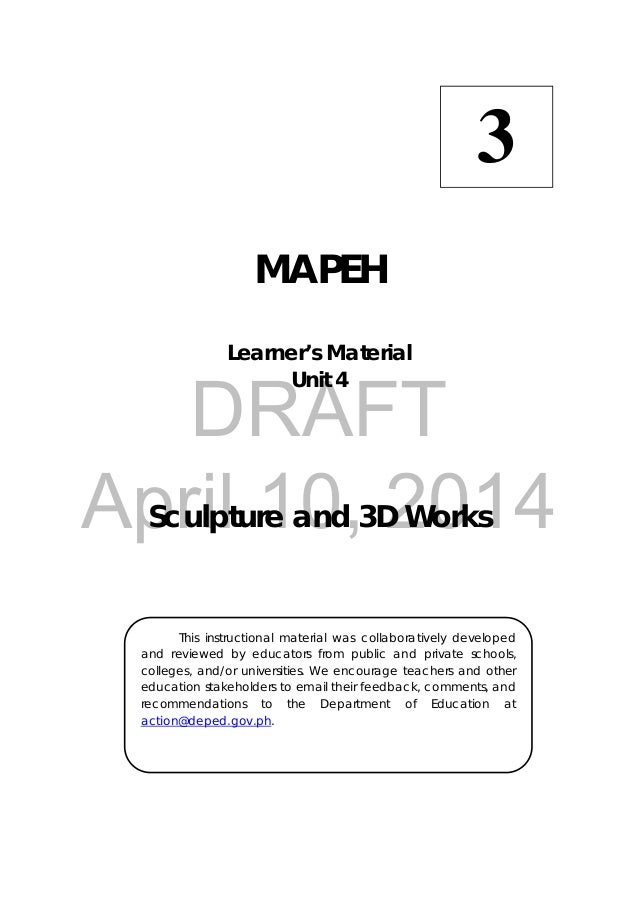 grade 3 arts learners module