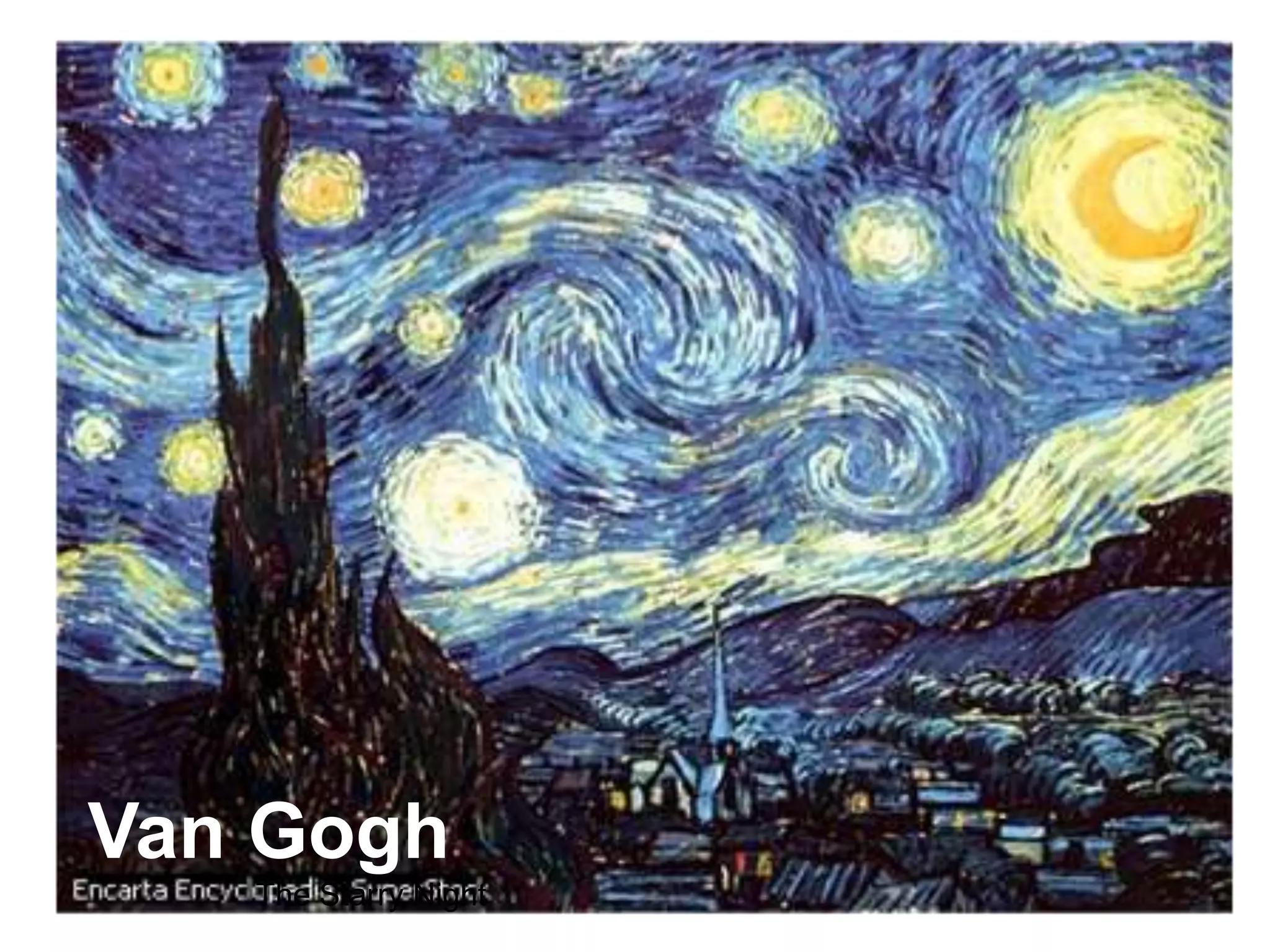 The Starry Night
Van Gogh
 