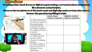THE ELEMENTS AND PRINCIPLES APPLIED IN COMIC ART | PPTX