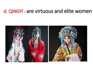 d. QINGYI - are virtuous and elite women
 