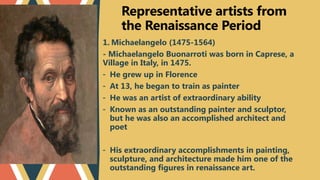Caprese Renaissance ARTS 9.pptx RENAISSANCE ART IN EUROPE..... | PPTX