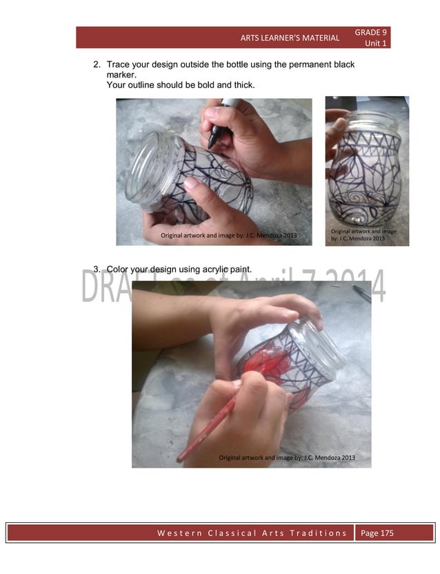 Mapeh Arts Grade 9 Pdf Design Fine Art