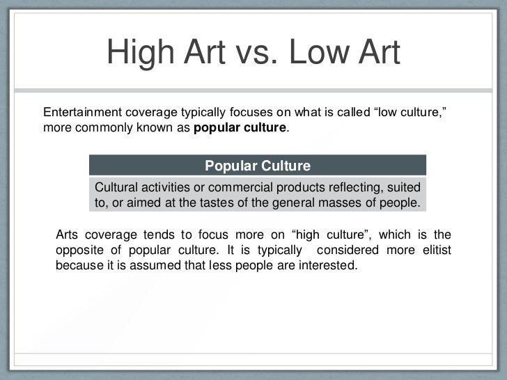 Arts and entertainment coverage