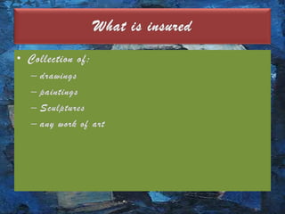Applicable where say the value of an artwork made of precious metals or gems depends largely on the raw materials or in the case of decorative arts where the cost of manufacturer is the main factor in determining its valueIncome ApproachWhere the artwork produces income, such as artwork in the stock of someone in the business of renting out artwork or a master image used to produce signed and numbered prints or commercial products such as posters and t-shirts. 