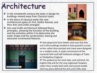 Arts And Crafts Movement Architecture