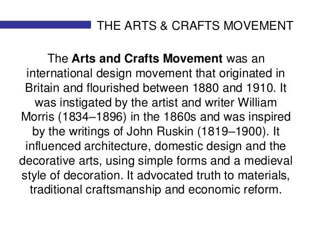 Art And Craft Movement Slideshare Art And Craft Movement Slideshare