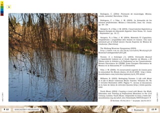 2 SumarioEDUCACIÓN Y PEDAGOGÍAÁ 68 69 Â
núm.5|2013
núm.5|2013
Rodríguez, C. (2002). Prontuario de musicología. Música,
sonido, sociedad. Barcelona: Clivis.
Rodríguez, C. y Vilar, J. M. (2005). La formación de los
músicos profesionales. Música y educación, núm. 62. Junio;
pp. 59 – 64.
Sempere, N, y Vilar, J. M. (2004). Conservatorios Superiores y
Espacio Europeo de Educación Superior. Doce Notas, 42. Junio
– Septiembre; pp. 16-17.
Sempere, N, y Vilar, J. M. (2004). Materials VI. Capacitats,
competències i ocupabilitat dels titulats en música. Una nova
orientació per al treball docent. Escola Superior de Música de
Catalunya. [Barcelona].
The Working Musician Symposium (2005).
http://www.rcm.ac.uk/jkcm/included/Working%20
Musician%20Appendix%203.pdf.
Vicente, A. y Aróstegui J.L. (2003). Formación Musical
y Capacitación Laboral en el Grado Superior de Música, o El
Dilema entre lo Artístico y lo Profesional en los Conservatorios.
Revista Electrónica de LEEME (Lista Europea Electrónica de
Música en la Educación) Nº 12 (Diciembre)
Vilar, J. M. (2000). Un conservatorio superior de música para
la comunidad. En Mundo clásico, 24-26.03.2000. http://www.
mundoclasico.com/articulos/opinion/arch_094.shtml
Williams, K. (2005). Reshaping Dreams: A Life with Music
or A Life in Music? American Music Teacher. Volumen 55, No
2. Octubre-Noviembre 2005. Página 71. Acceso al documento
en la base de datos de artículos Questia (http://www.questia.
com)
Youth Music (2002). Creating a Land with Music: the Work,
Education and Training of Professional Musicians in the 21st
Century. London: Youth Music. Disponible en http://www.the-
soundstation.org.uk/adult_site/Downloads/HEFCEreport1 |
Ü Recibido: 05/02/2013 ü Aceptado: 26/03/2013
 