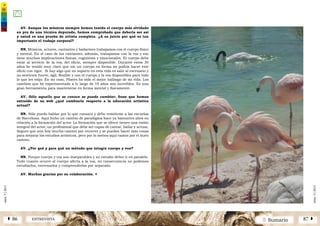 2 SumarioENTREVISTAÁ 86 87 Â
núm.5|2013
núm.5|2013
AV. Aunque los músicos siempre hemos tenido el cuerpo más olvidado
en pro de una técnica depurada, hemos comprobado que debería ser así
y usted es una prueba de artista completa. ¿A su juicio por qué es tan
importante el trabajo corporal?
NN. Músicos, actores, cantantes y bailarines trabajamos con el cuerpo físico
y mental. En el caso de los cantantes, además, trabajamos con la voz y eso
tiene muchas implicaciones físicas, cognitivas y emocionales. El cuerpo debe
estar al servicio de la voz, del oficio, siempre disponible. Durante estos 30
años he tenido muy claro que sin un cuerpo en forma no podría hacer este
oficio con rigor. Si hay algo que no soporto en esta vida es salir al escenario y
no sentirme fuerte, ágil, flexible y con el cuerpo y la voz disponibles para todo
lo que les exijo. En mi caso, Pilates ha sido el mejor hallazgo de mi vida. Los
cambios que he experimentado a lo largo de 10 años son increíbles. Es una
gran herramienta para mantenerse en forma mental y físicamente.
AV. Sólo aquello que se conoce se puede cambiar, frase que hemos
extraído de su web ¿qué cambiaría respecto a la educación artística
actual?
NN. Sólo puedo hablar por lo que conozco y debo remitirme a las escuelas
de Barcelona. Aquí hubo un cambio de paradigma hace ya bastantes años en
relación a la formación del actor. La formación que se ofrece tienen una visión
integral del actor, un profesional que debe ser capaz de cantar, bailar y actuar.
Seguro que aún hay mucho camino por recorrer y se pueden hacer más cosas
para mejorar los estudios artísticos, pero por lo menos aquí vamos por el buen
camino.
AV. ¿Por qué y para qué un método que integra cuerpo y voz?
NN. Porque cuerpo y voz son inseparables y su estudio deber ir en paralelo.
Todo cuanto ocurre al cuerpo afecta a la voz, en consecuencia no podemos
estudiarlos, entrenarlos y comprenderlos por separado.
AV. Muchas gracias por su colaboración. |
 