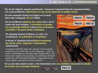 ART SEGLE XX: PRIMERES AVANTGUARDES  (I)