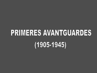 ÍNDEX
8.- EL DADAISME
9.- EL SURREALISME
6.- L'ABSTRACCIÓ
7.- EL FUTURISME
 