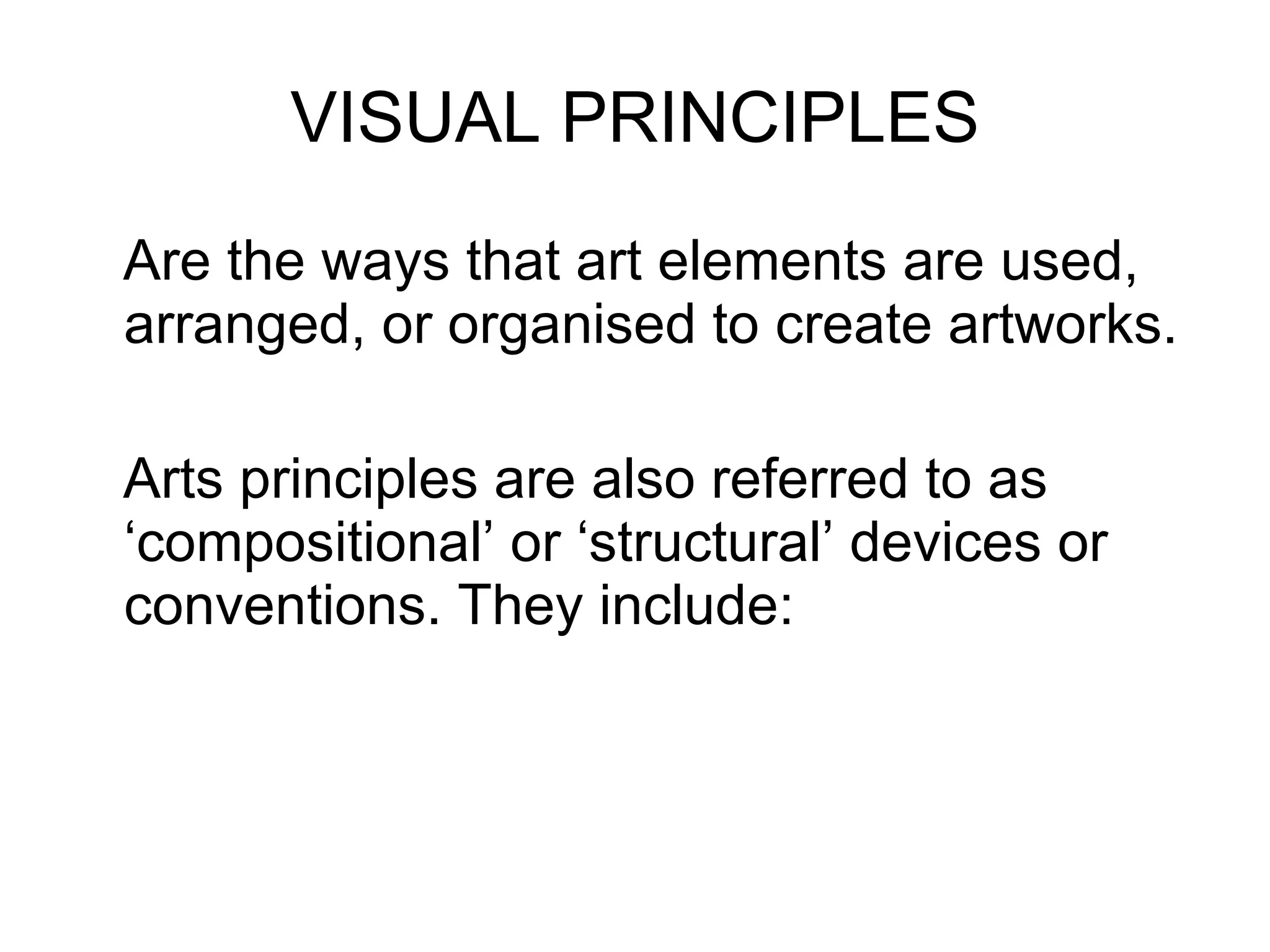 Arts elements and principles v7 | PPT