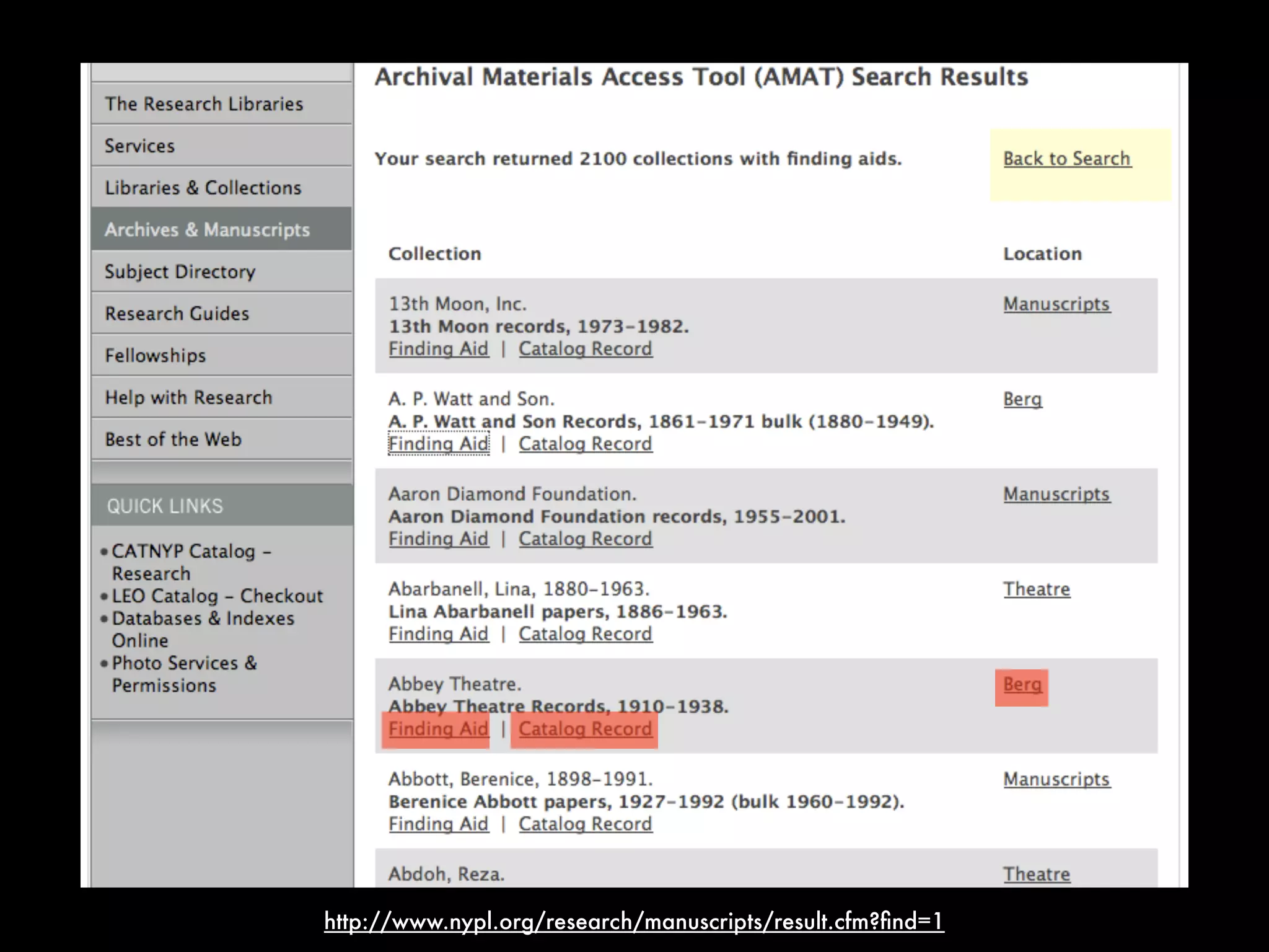 http://www.nypl.org/research/manuscripts/result.cfm?ﬁnd=1
 