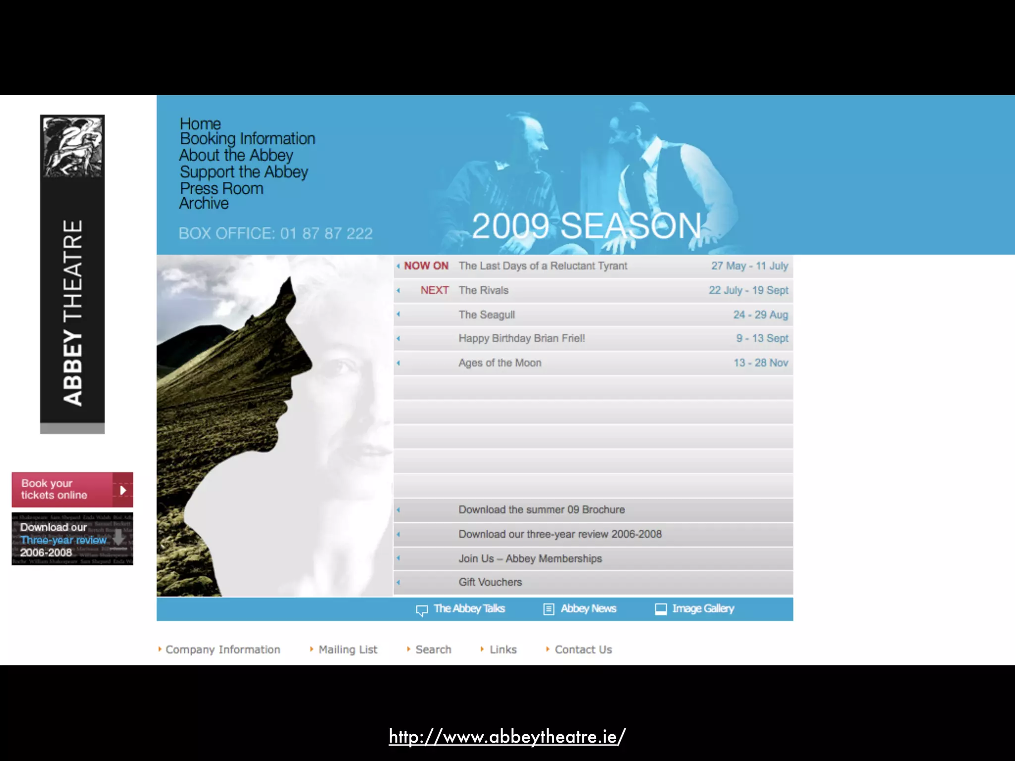 http://www.abbeytheatre.ie/
 