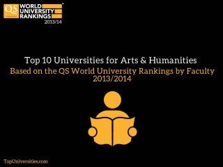 Top 10 Universities for Arts and Humanities