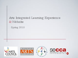 Arts Integrated Learning Experience  &  Website  Spring 2010 