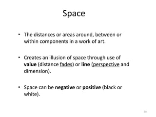 Distance In Visual Elements Visual Arts Curriculum | PDF
