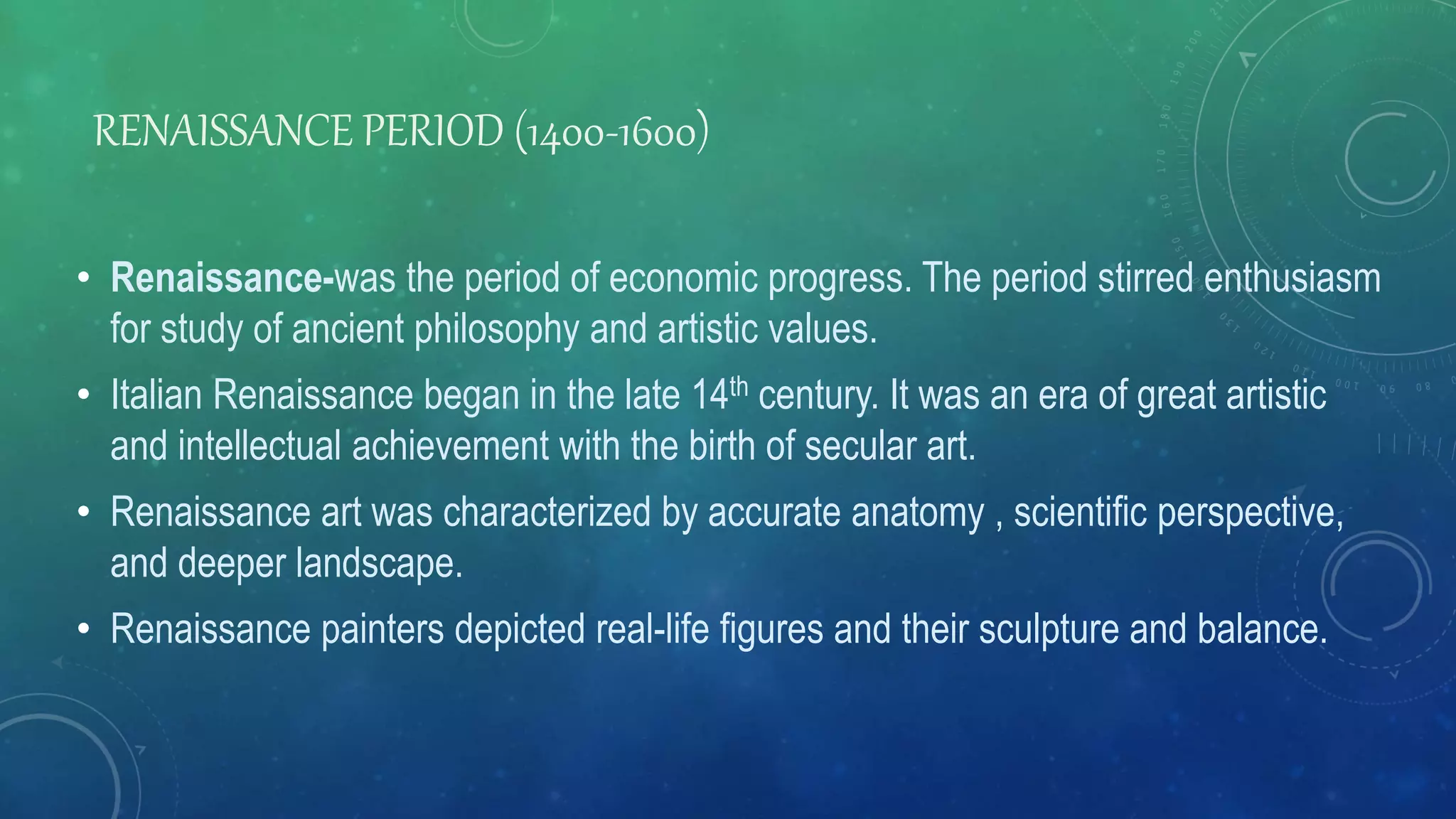 Arts of the Renaissance Period | PPTX