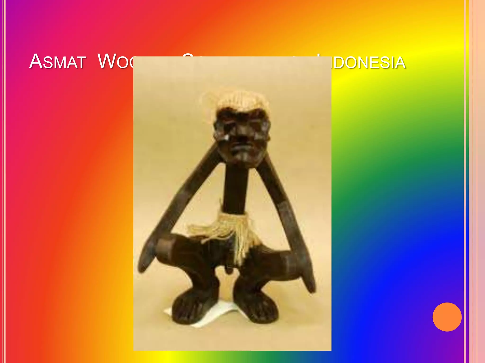 ASMAT WOODEN SCULPTURE OF INDONESIA
 