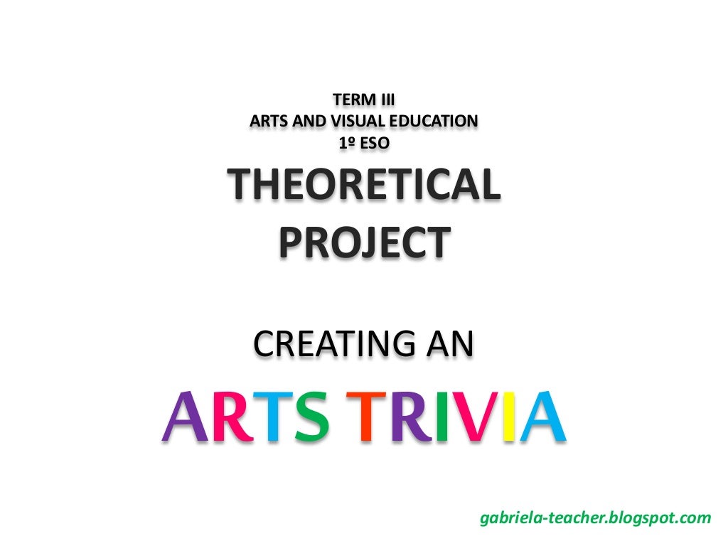 Arts trivia instructions