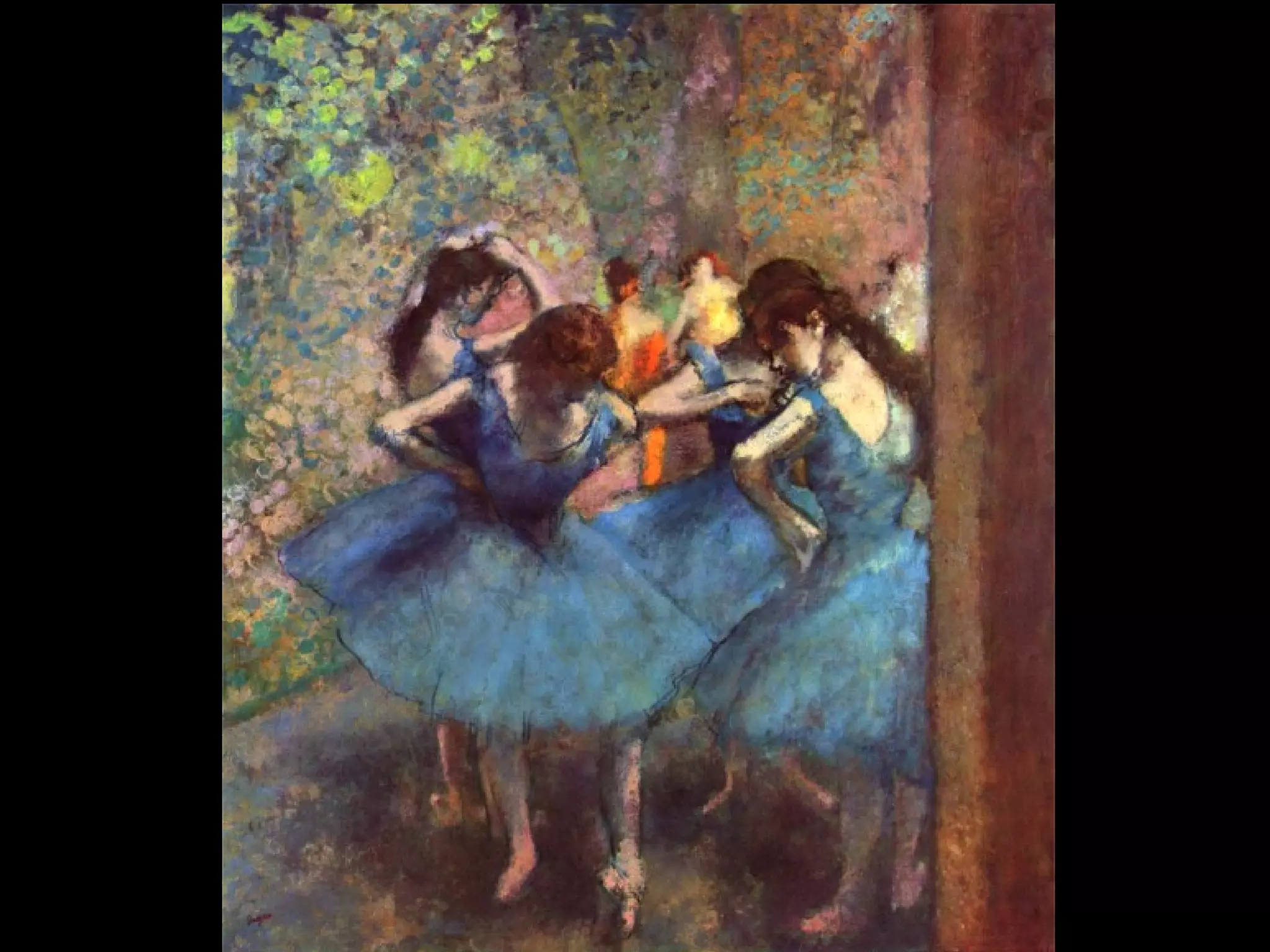 Susan Landor Keegin
United States (1958 - )
Family Time, September 17, 2013
I love azure-blue swimming pools. I love this painting. It
captures a precious joyful moment in time experienced in
our light-filled breathtaking northern California
landscape. As Susan exclaims:
They came. They swam. They left, leaving behind a
bounty of fun and laughter and love and
understanding that only family can provide. 40 years
later. So glad we did. September One, 1973.
Susan creates a little painting every day.
 