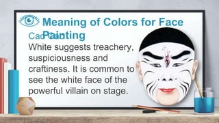 Kabuki Makeup /
Kesho- is already in itself an
interpretation of the
actor’s own role
through the medium of
the facial fea...
