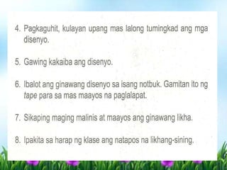 ARTS Y1 ARALIN 7 MASINING NA DISENYO NG PAMAYANANG KULTURA.pptx