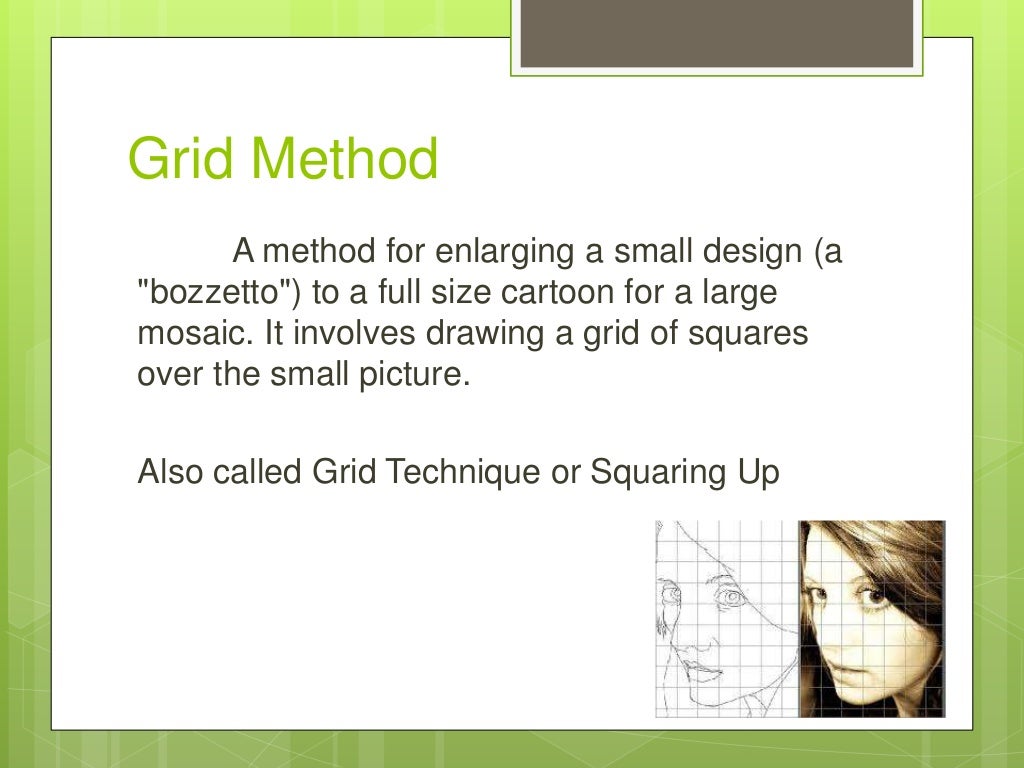 Art technique grid method