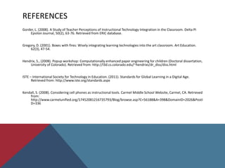 Considerations: Internet, Software, and HardwareTECHNOLOGY AS BARRIER:General access to technology tools correlates with administrative support and budgetary considerations.