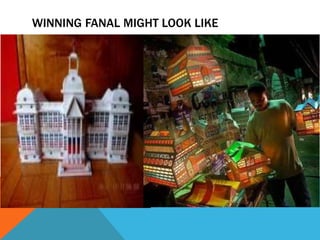 WINNING FANAL MIGHT LOOK LIKE

 