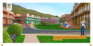 Зона ART UP Place состоит из 5 корпусов, в которых разместятся
     гостиничный комплекс, кафе, рестораны, бар, co-working, магазины,
     мастерские-студии.




18                                                                       19
 