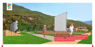 ART UP HALL – современная открытая образовательная площадка.
     Днем здесь проходят лекции, мастер-классы, тренинги и презентации
     с аудиторией до 600 человек. Вечером ART UP Hall превращается в кино-
     концертную площадку на открытом воздухе.




44                                                                           45
 