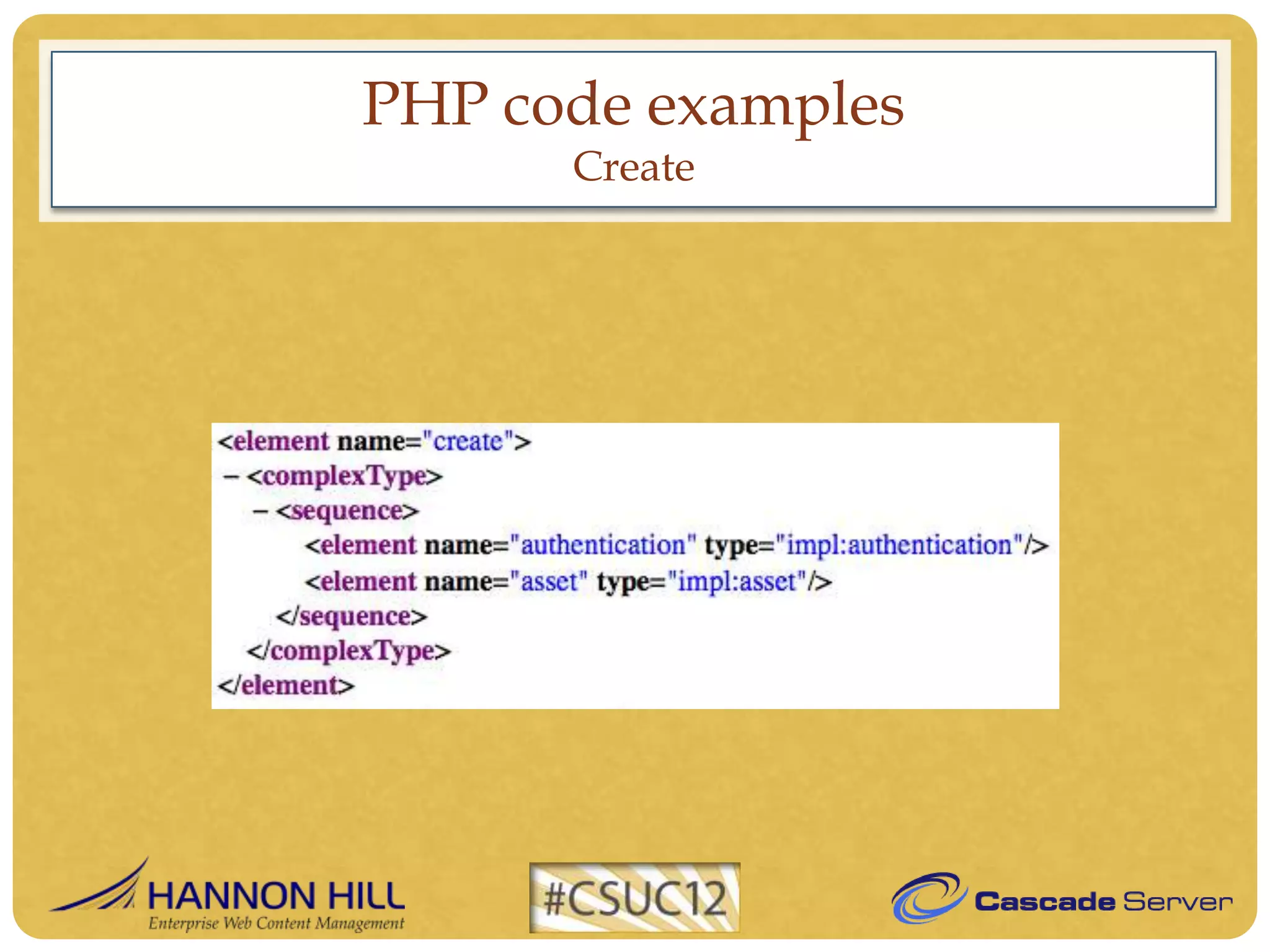 PHP code examples
      Create
 