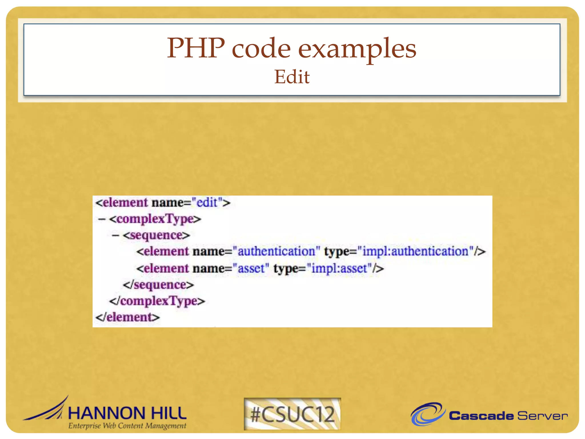 PHP code examples
       Edit
 