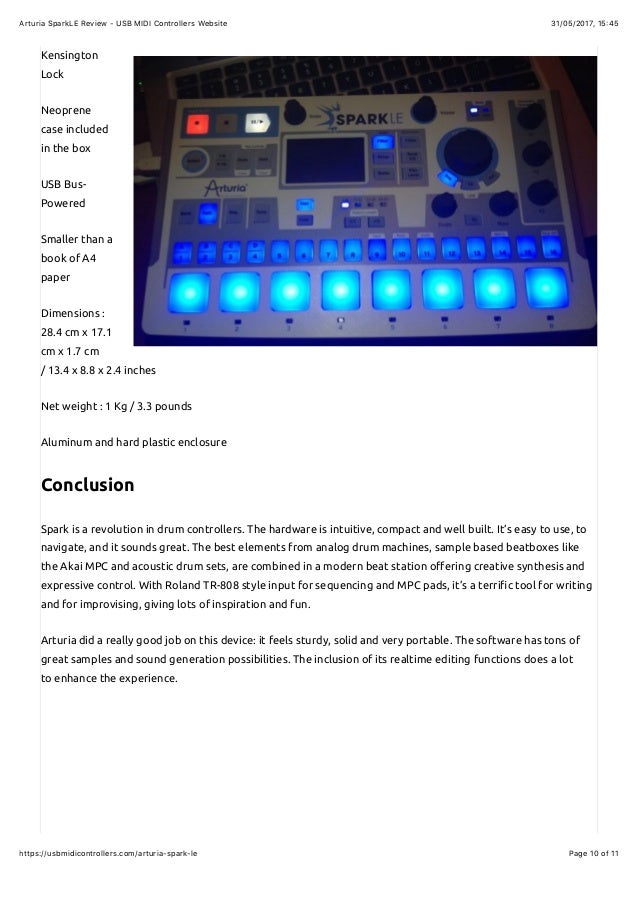 ios arturia spark ios arturia spark