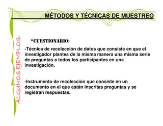 Instrumentosdemuestreo