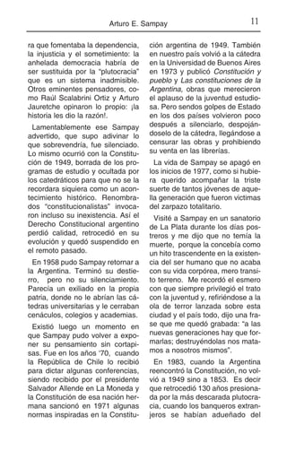 Project Sampay Arturo enrique sampay por gonzalez arzac re204 | PDF