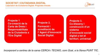 Ponència Inaugural: Punt TIC i Ciutadania Digital. Artur Serra