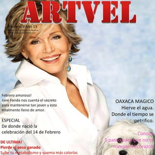 Artvel Magazine Febrero 2013
