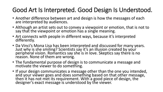 Art vs design | PPTX
