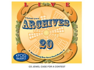 CD JEWEL CASE FOR A CONTEST
 