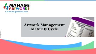 www.manageartworks.com
V2.1/03/11/2016
Artwork Management
Maturity Cycle
 