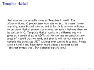 Template Haskell | PPT